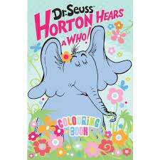 Horton Hears a Who. Colouring Book