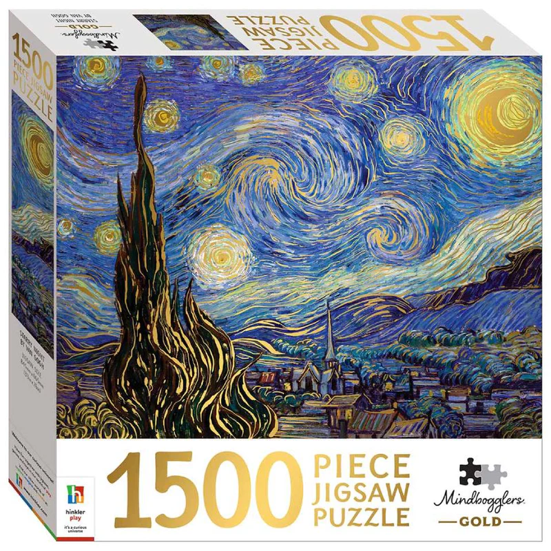 1500 Piece Jigsaw Puzzle: Starry Night EGZEMPLARZ USZKODZONY