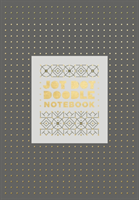 Jot Dot Doodle Notebook (Gray and Gold)