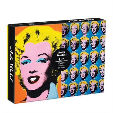 Warhol Marilyn 500 Piece Double Sided Puzzle