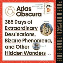 2019 Atlas Obscura Colour Page-A-Day Calendar