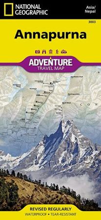 Annapurna, Nepal Travel Maps International Adventure Map