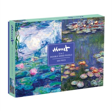 Monet 500 Piece Double Sided Puzzle