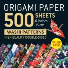 Origami Paper 500 sheets Japanese Washi Patterns 6"